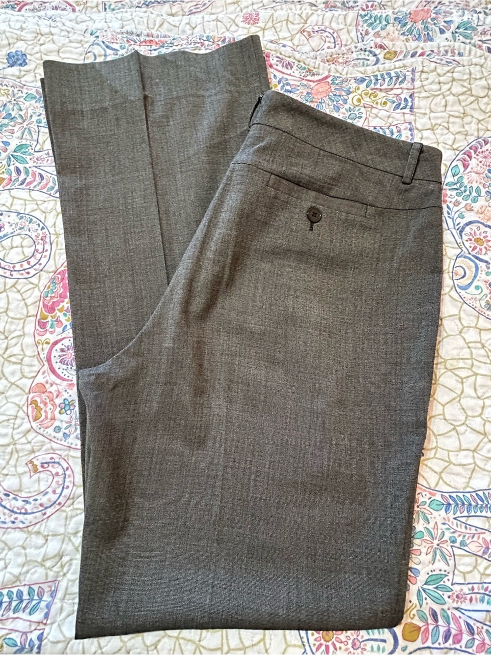 Classic Gray Dress Pants - 10 Tall